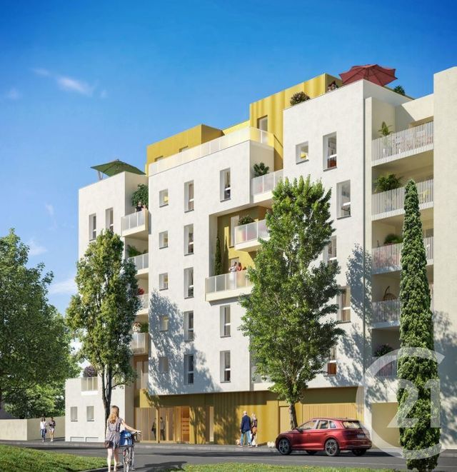 appartement à vendre - 2 pièces - 43.41 m2 - VENISSIEUX - 69 - RHONE-ALPES - Century 21 Immobilière De L'Ozon